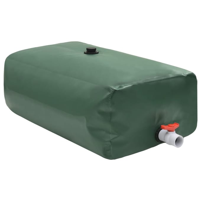 vidaXL - Watertank - met - kraan - opvouwbaar - 100 - L - PVC