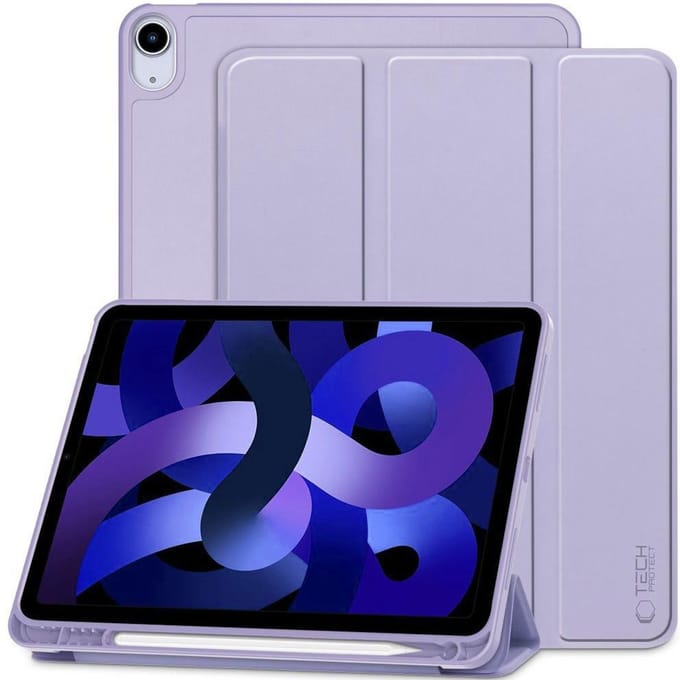 Tech-Protect SmartCase Pen for iPad Air 10.9" (2020/2022) / 11" (2024/2025/2026) - Purple