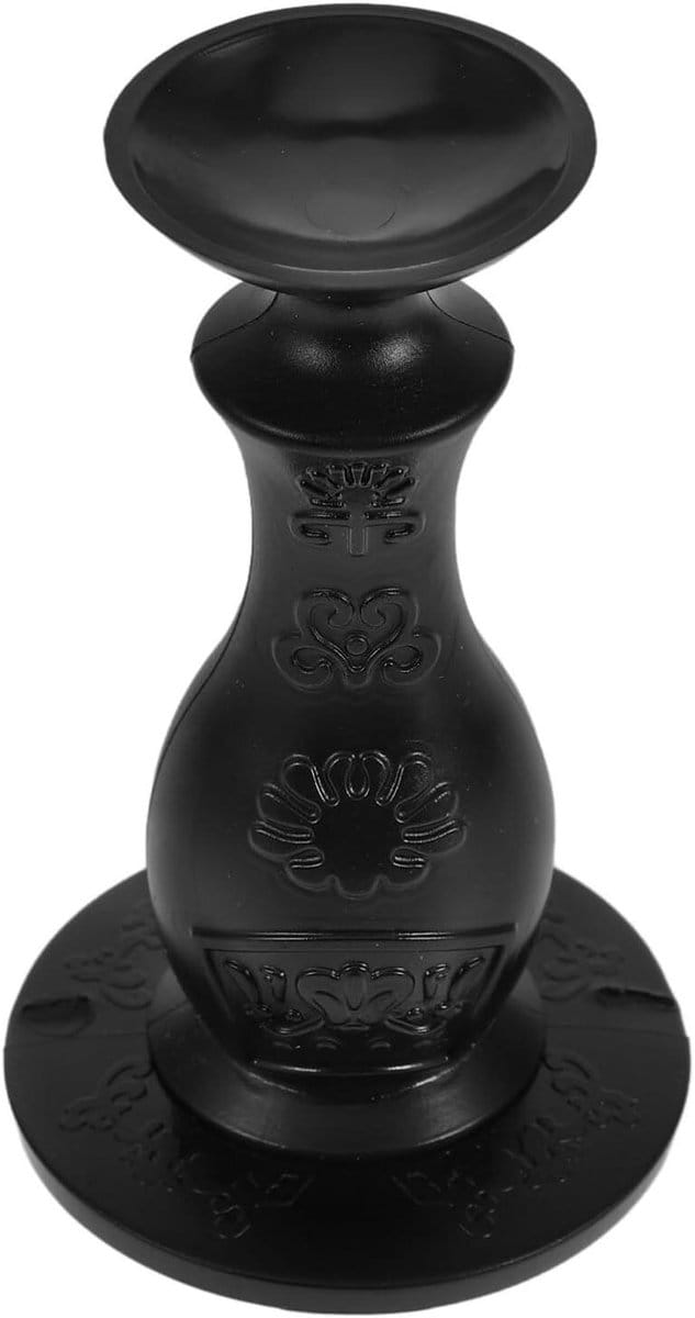 Deurstopper - Zuignap Stopper - Muren Beschermen - Weerbestendig - 8.5 x 5 cm - Zwart