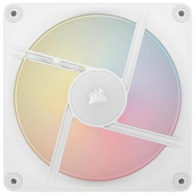 Corsair iCUE LINK LX140-R 2-pack - Case ventilator - 140mm - Wit met RGB-licht - 37 dBA