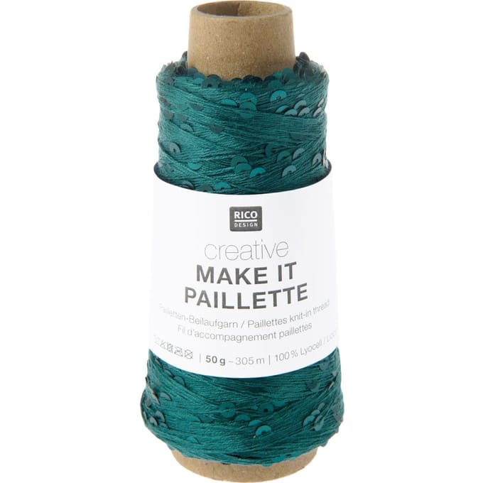 Rico Design Creative "Make It Paillette" - Petrol