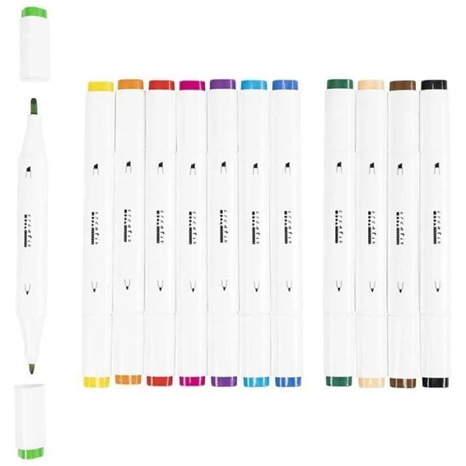 CC Alcoholmarkers Set 12 stuks
