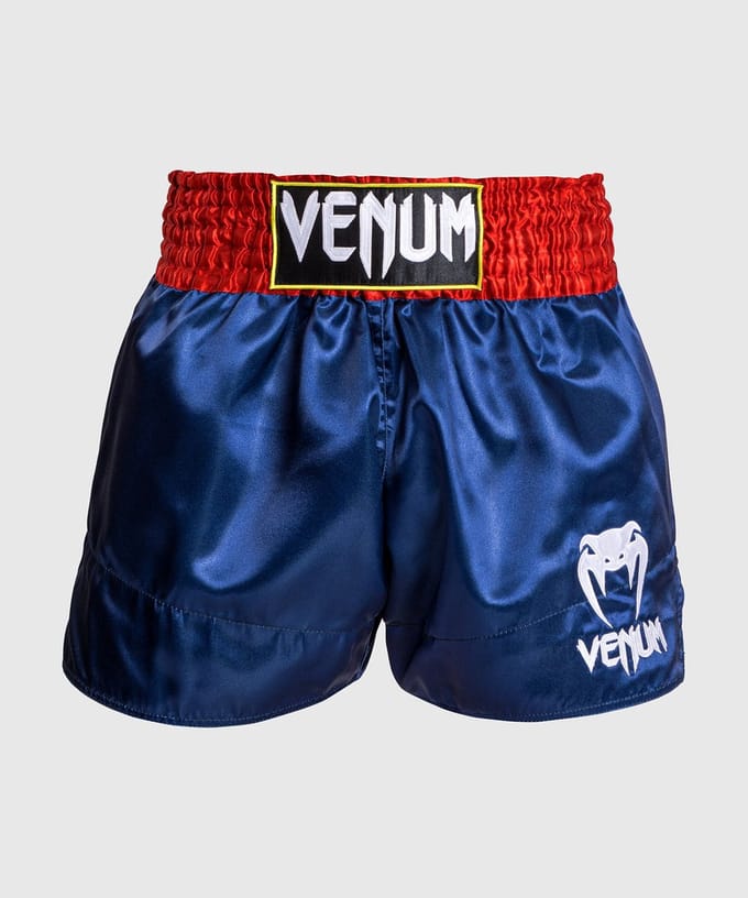 Venum Classic Muay Thai Shorts Blauw Rood Wit - M