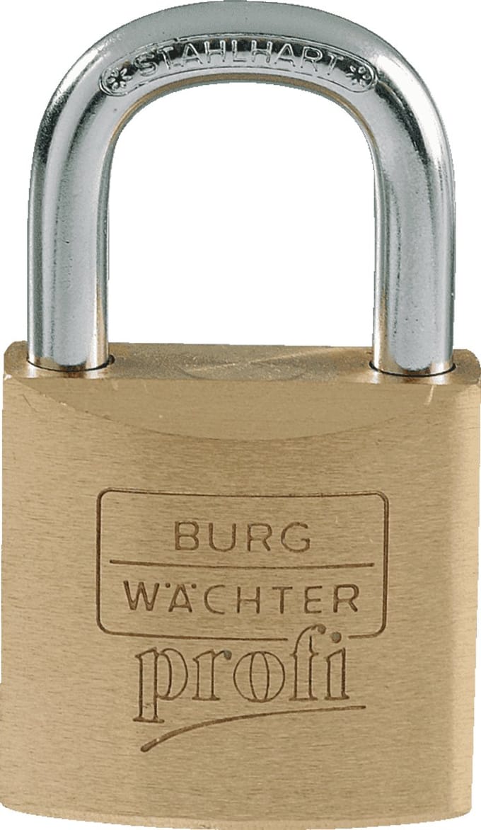 BURG WÄCHTER 116 Profi verschillend sluitend hangslot met 2 sleutels 30 mm