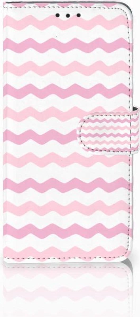 Samsung Galaxy S10 Plus Telefoon Hoesje Waves Roze