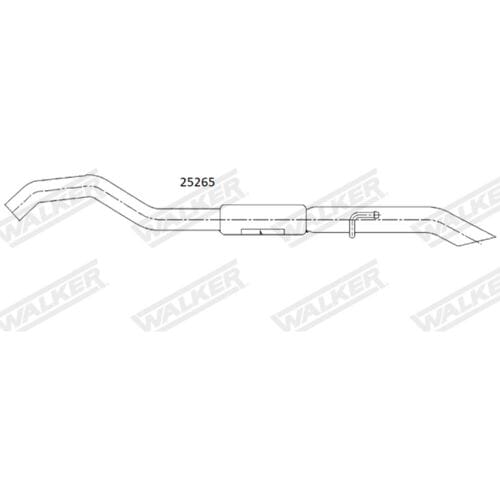 Geluiddemper achter WALKER 25265