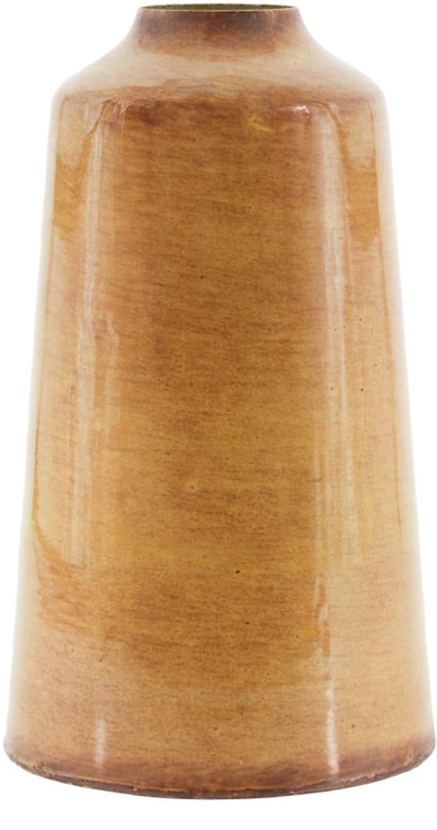 HomeBound by KY | Metalen vaas mustard | bloemenvaas