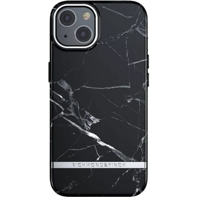 Richmond & Finch Zwart Marmer iPhone 13 Cover
