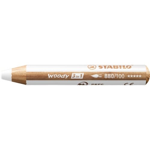 STABILO woody 3 in 1 - multitalent potlood - Wit - Per stuk
