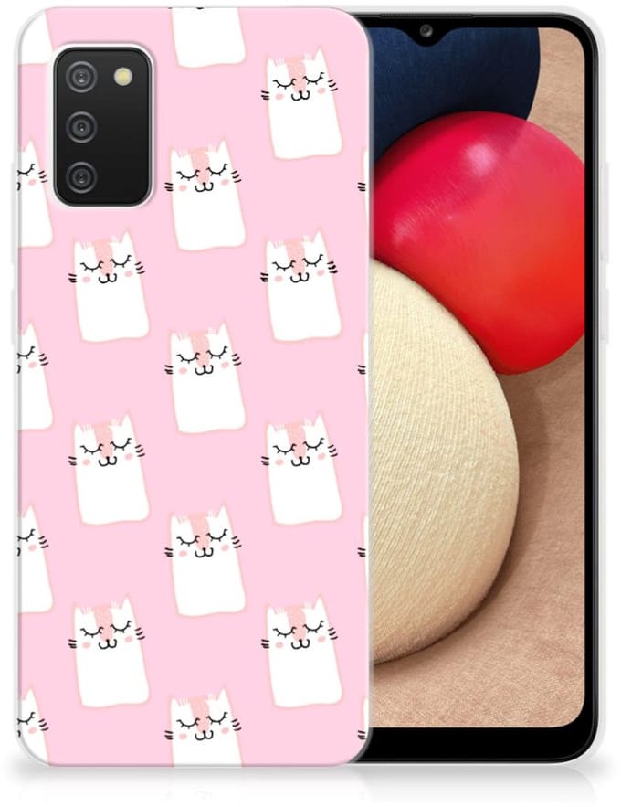 Samsung Galaxy A02s TPU Hoesje Sleeping Cats