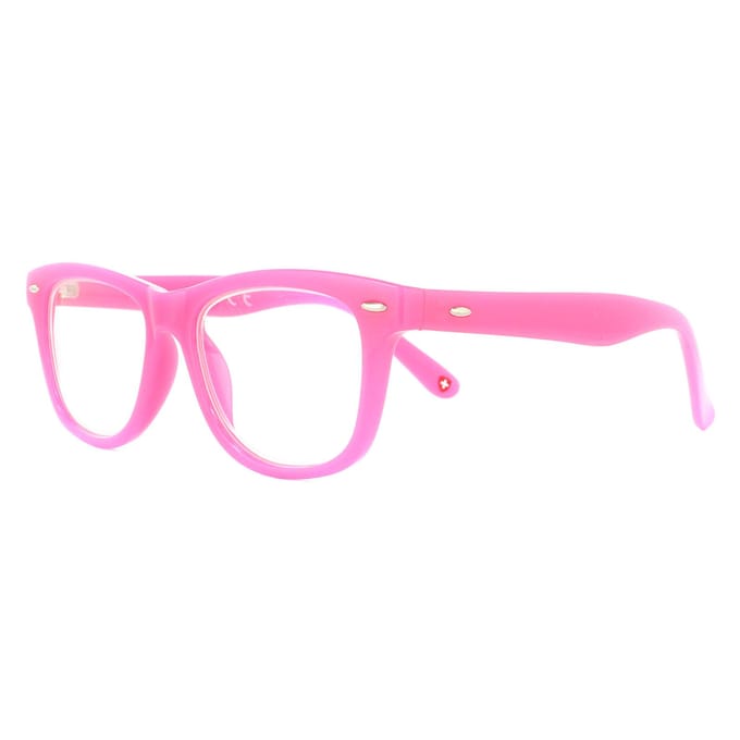 Montana rechthoekige roze kids -bril frames