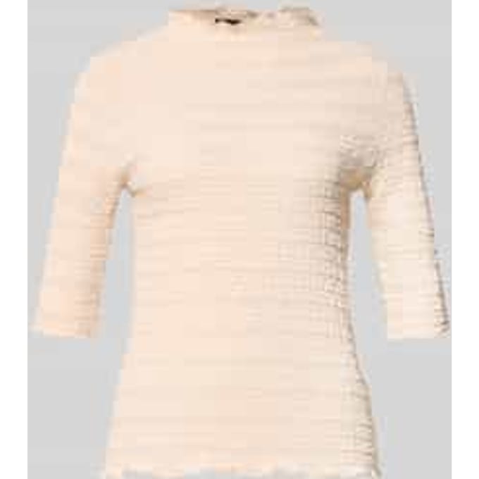 Regular Fit t-shirt met structuurpatroon model 'LT JULI'