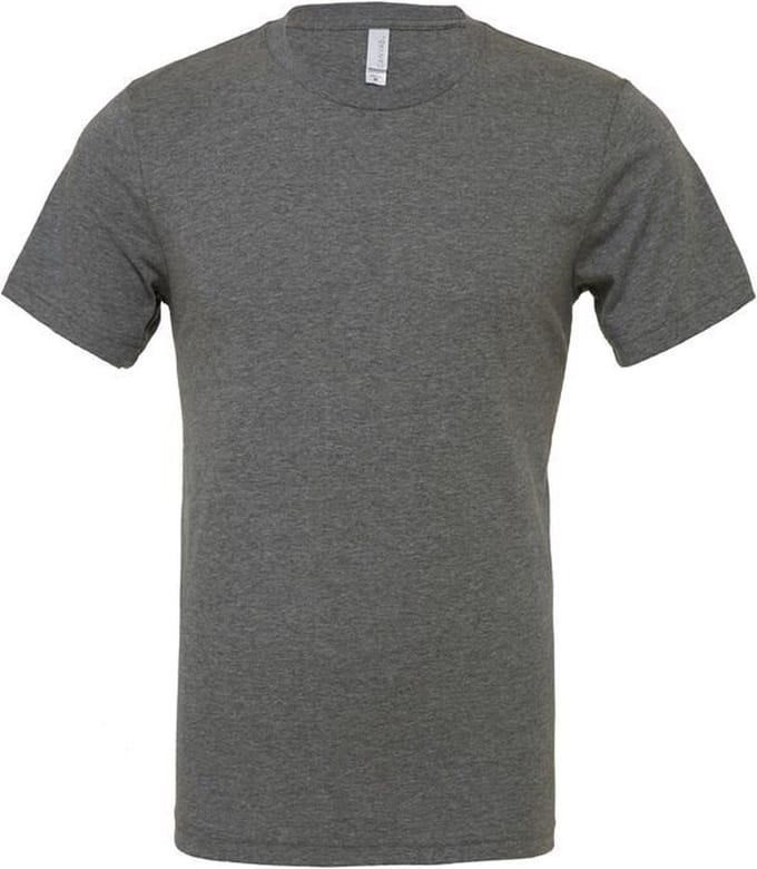 Bella+Canvas Unisex Heather CVC Short Sleeve Tee CV3001CVC - Deep Heather - M