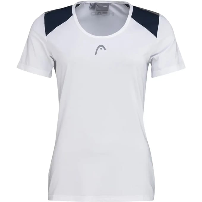 HEAD T-Shirt Club 22 Tech Dames Wit