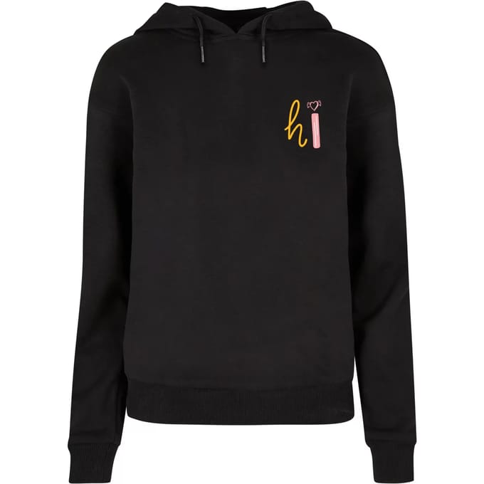 Dames Hoodie Merchcode Wording Hi Everyday