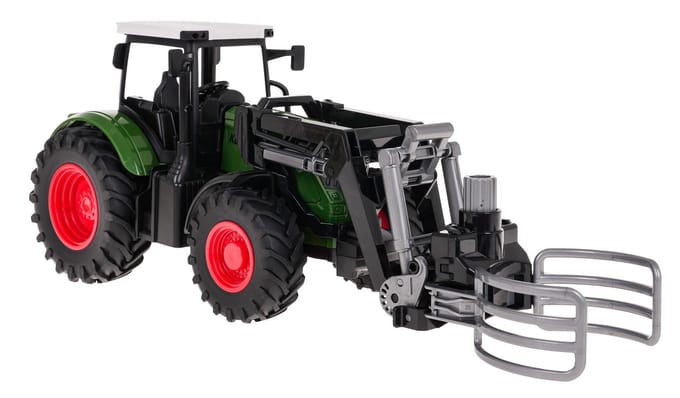 Groene Boerderij Traktor met Schuif - Speelgoed 1:24