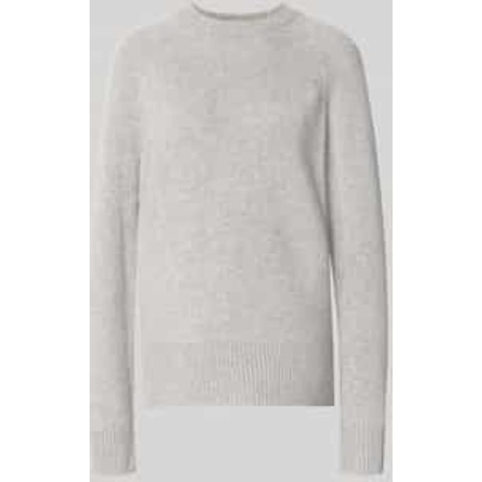 Loose fit pullover van puur kasjmier in tricotlook