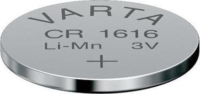 Varta CR1616 knoopcel batterij - 5 stuks