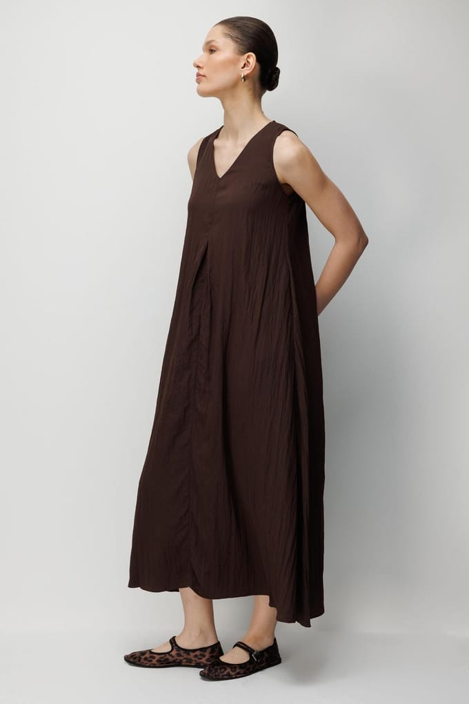 V-hals Maxi Jurk