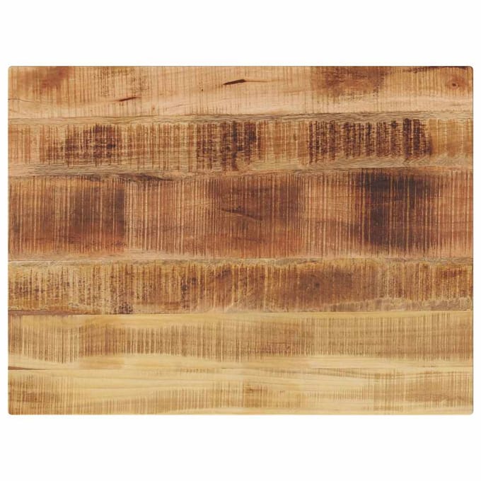 vidaXL Tafelblad rechthoekig 80x70x2,5 cm massief ruw mangohout