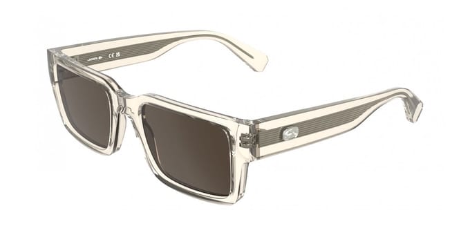 Lacoste L6089S Transparent greige 55/20/145 MAN Zonnebrillen