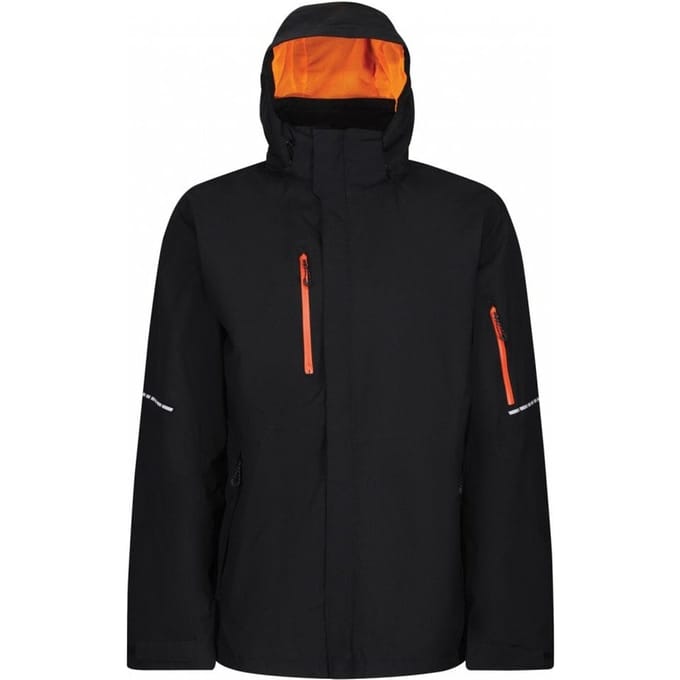 Regatta Heren X-Pro Exosphere II Soft Shell Jas (Zwart/Magma Oranje)