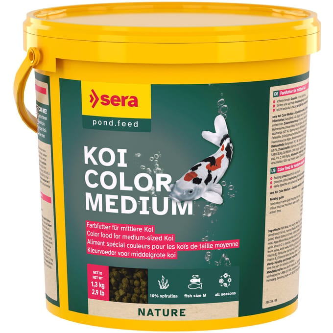 Voordeelpakket: 2x3800ml Sera Koi Color Nature Medium visvoer