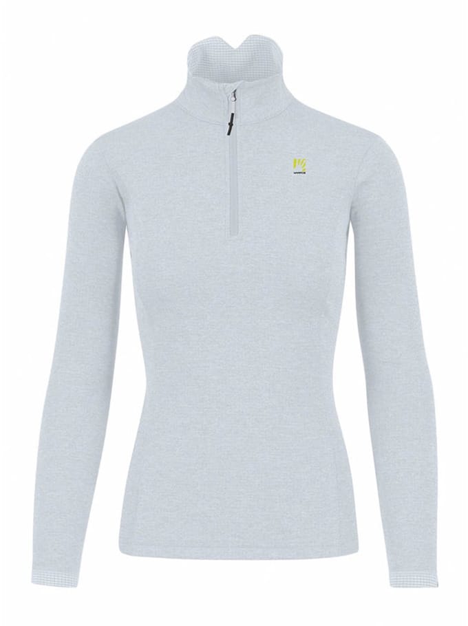 Karpos Pizzocco Fleece Met Halve Rits Wit,Grijs M Vrouw