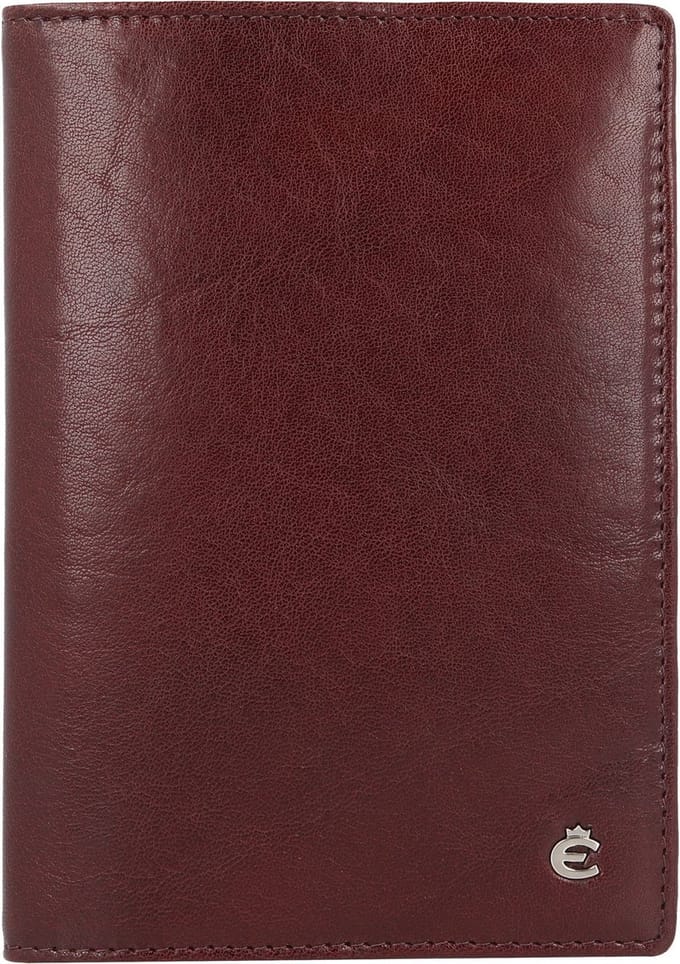 Esquire Toscana Paspoortkoffer Leer 9.5 cm - coffee