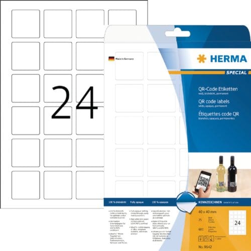 HERMA 9642 Wit Zelfklevend printerlabel printeretiket
