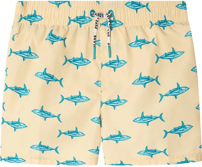 Pepe Jeans Shark Zwembroek Geel 10 Years Jongen