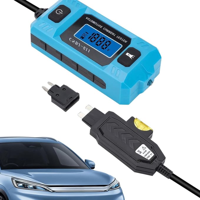 Relais Zekeringtester - Auto Stroomtester - Elektrische Diagnose - Geïntegreerd Voorlicht - 20A 48V - Blauw