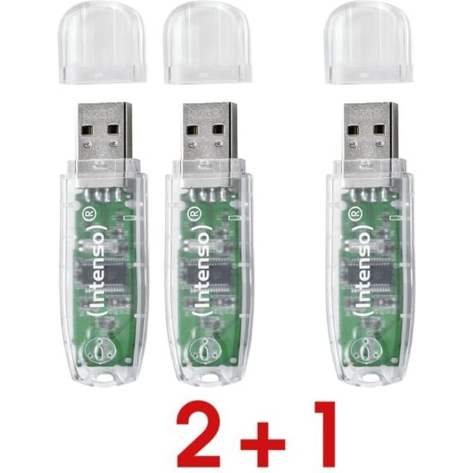 Intenso Rainbow Line USB-stick 32 GB Transparant 3502480 USB-A 2.0
