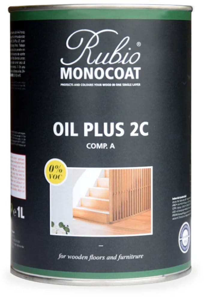 rubio monocoat oil 2c component A goldlabel black 5 liter