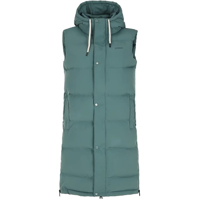Protest Prtmiassy – Bodywarmer Dames – Waterafstotende afwerking – Vaste capuchon