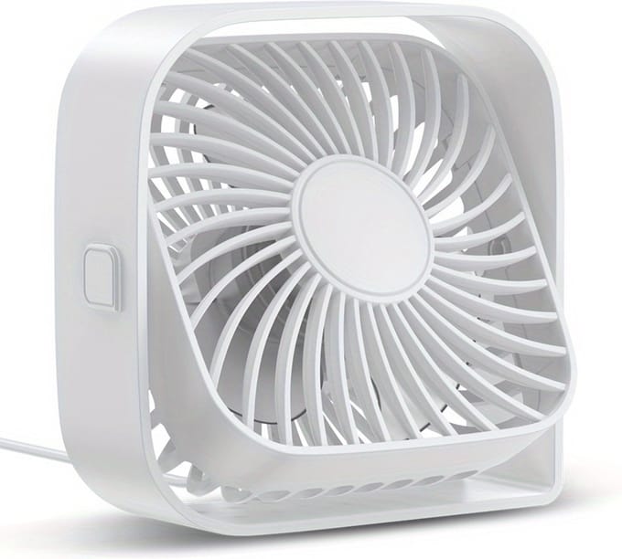 Livano Ventilator Staand - Ventilatoren - Tafelventilator - Statief - Extra Verkoelend - Aircooler - Cooling Fan - Cooler - Wit