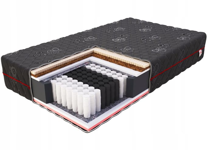 FDM BLACK MAX Matras 100x200 Visco Kokos Latex H3