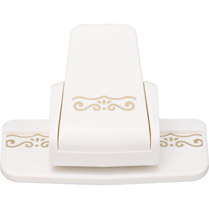 Knutselsnijders Succes Tool Schattige Multifunctionele Draagbare Metalen Snijder Kant Embossing Papierpons white