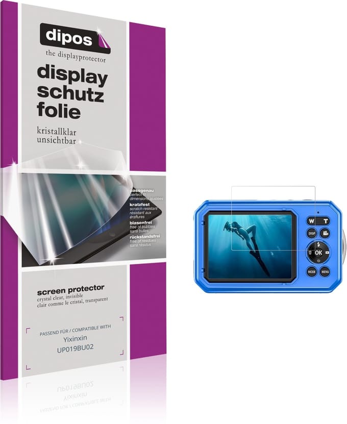 dipos – 4x Beschermfolie geschikt voor Yixinxin UP019BU02 | Krasbestendige & heldere Screenprotector Ultra-Thin