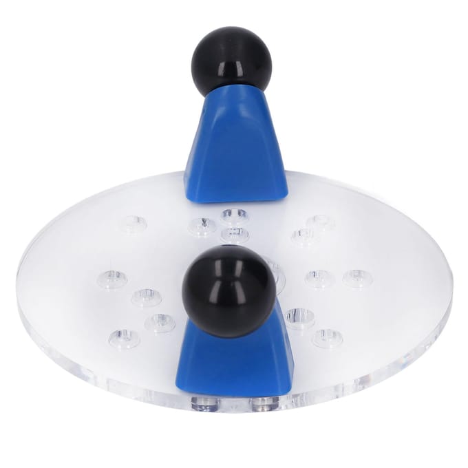 Universele Bovenfrees Basisplaat voor Tafeltrim Draagbaar Transparant PVC met Voorgeboorde Gaten Schacht Rond