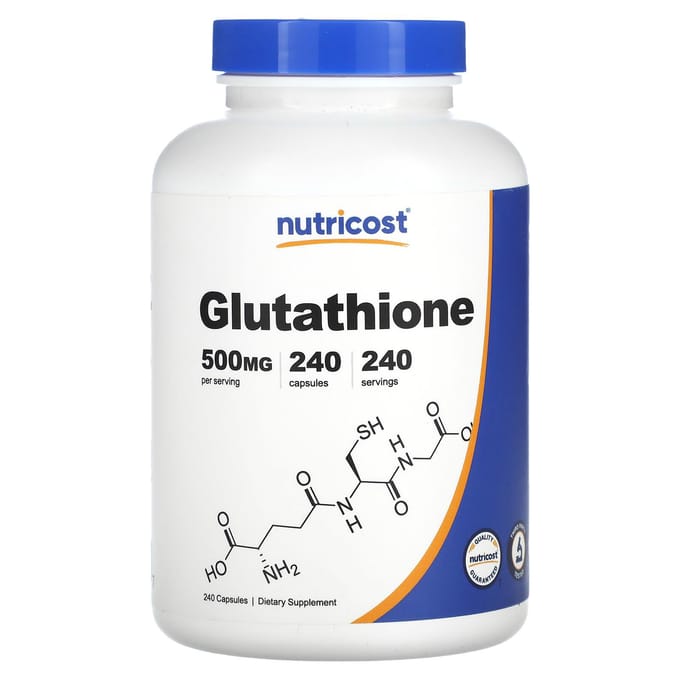 Glutathion, 500 mg, 240 Capsules