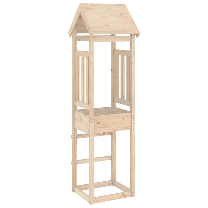 vidaXL Speeltoren 52,5x46,5x206,5 cm massief grenenhout