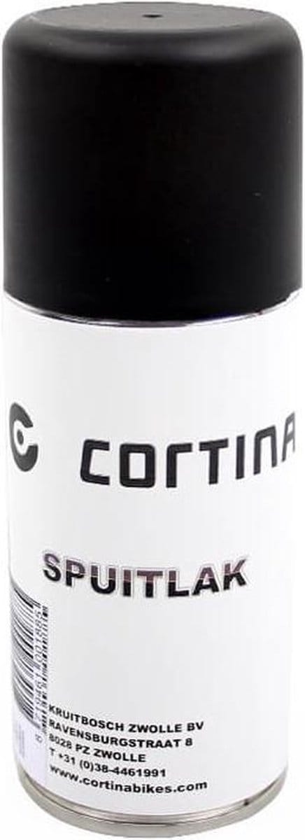 Spuitlak Cortina mat zwart UZZ0001 150ml