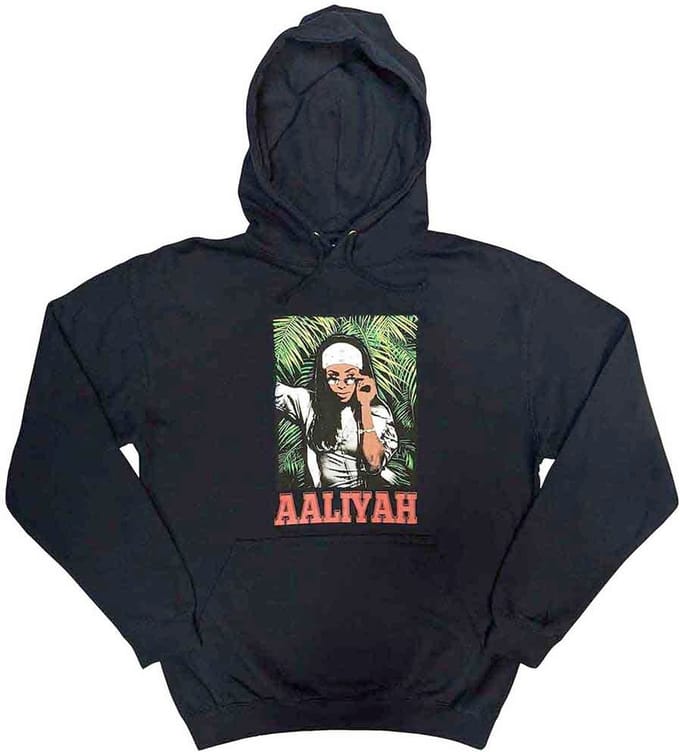 Aaliyah - Foliage Hoodie/trui - S - Blauw