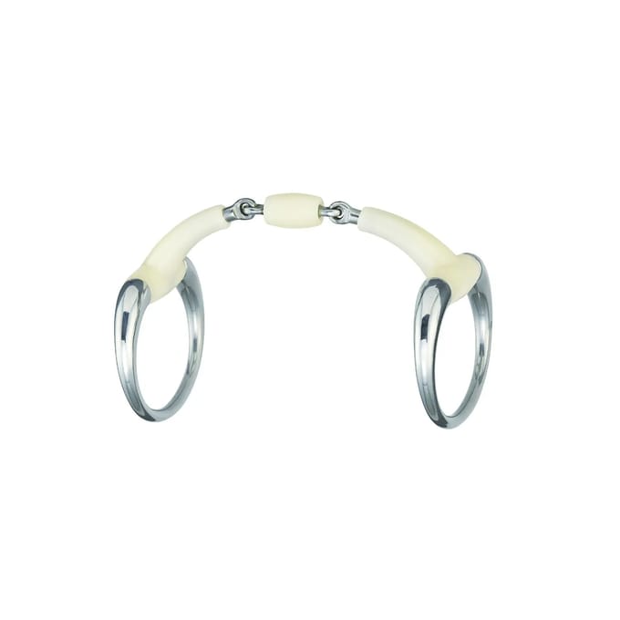 Dubbele schaar-olijvenbit voor paard Happy Mouth