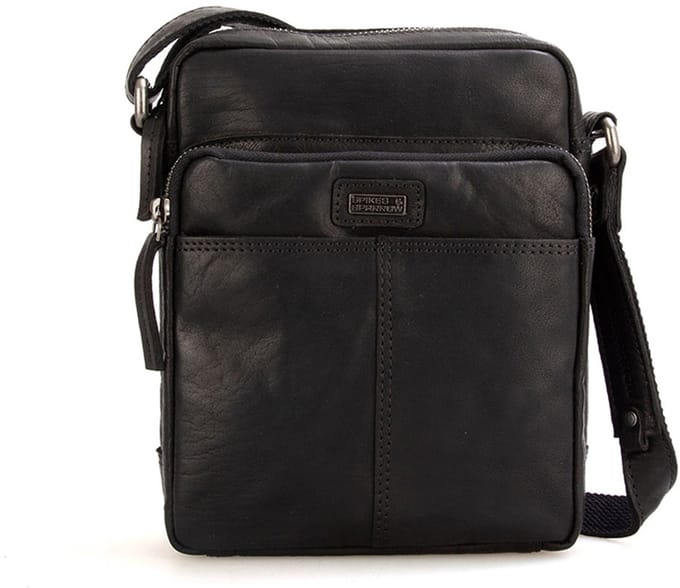 Leren Crossbodytas - Vermont - Zwart