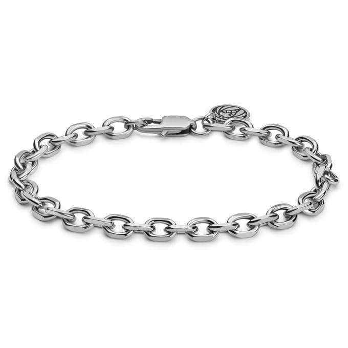 Essentials | 6 mm Zilverkleurige Armband met Kabelschakels