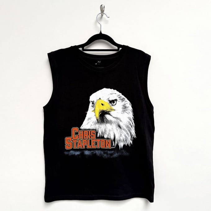 Chris Stapleton - Eagle Tanktop - S - Zwart