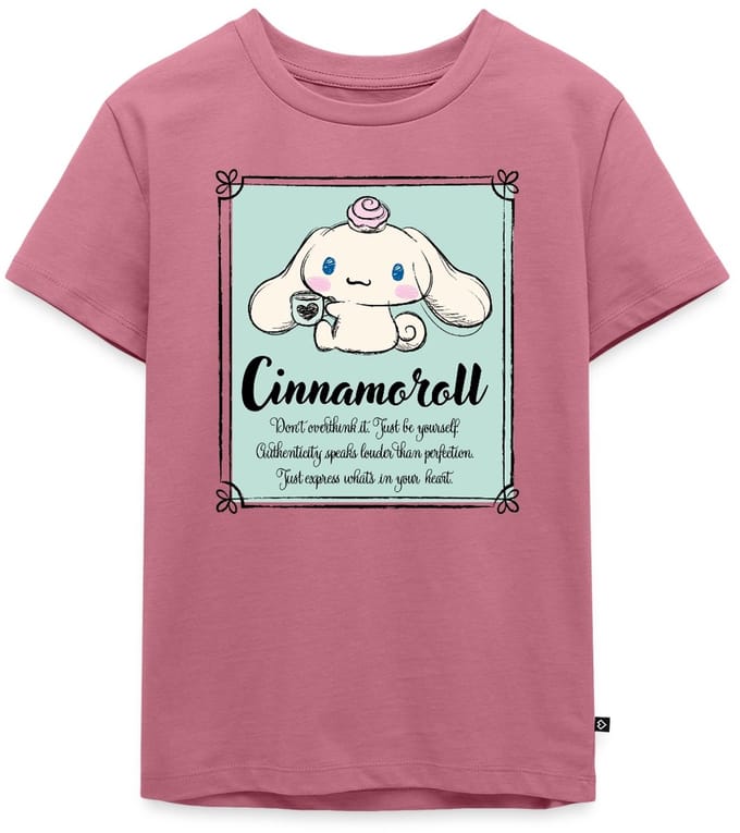 Cinnamoroll Don't Overthink It. Just Be Yourself Premium T Shirt Kinderen