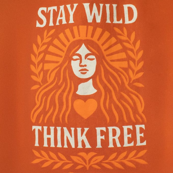 Nomad Sari Iconic Toni Tote Bag - Stay Wild - Natural 10oz